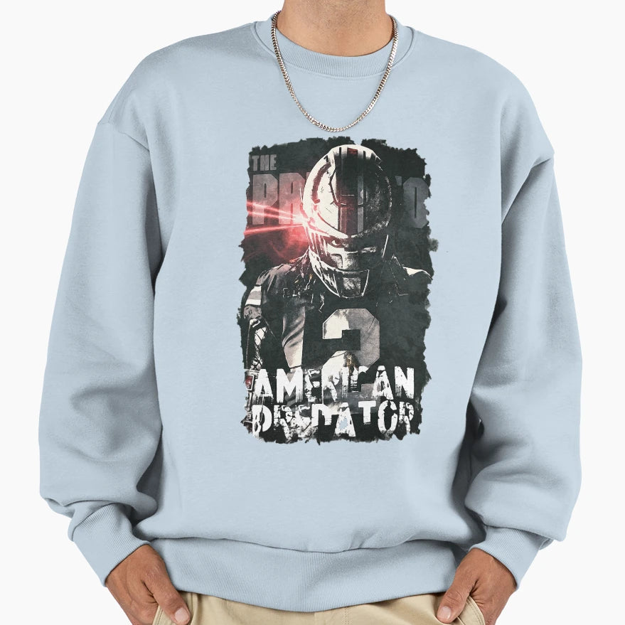 American Football Beast Sweatshirt - Graphic Print Men Women - T-Shirt, Sweatshirt, Hoodie
