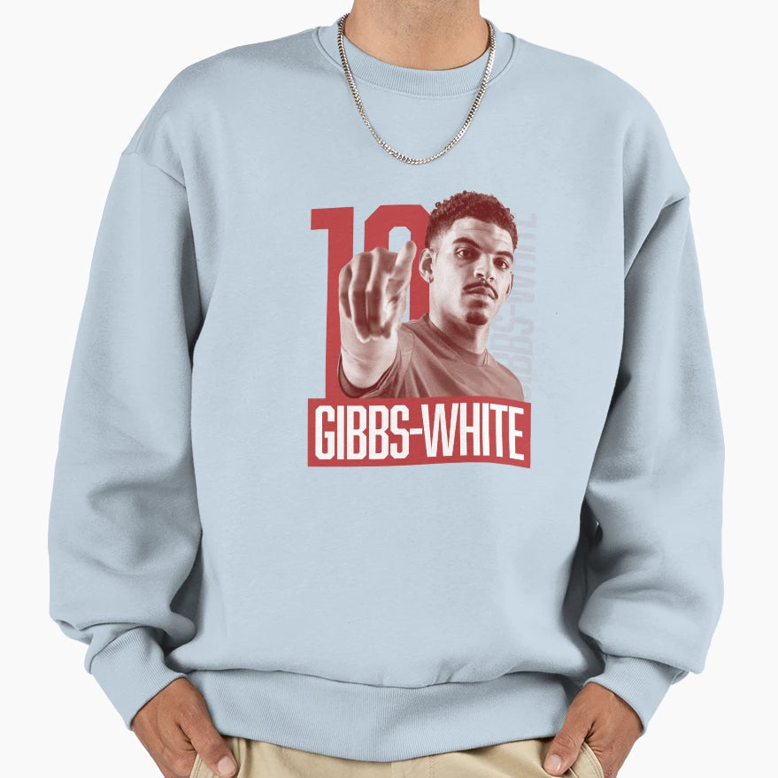 Morgan Gibbs White Sweatshirt - Custom Art Print for Adults - T-Shirt, Sweatshirt, Hoodie