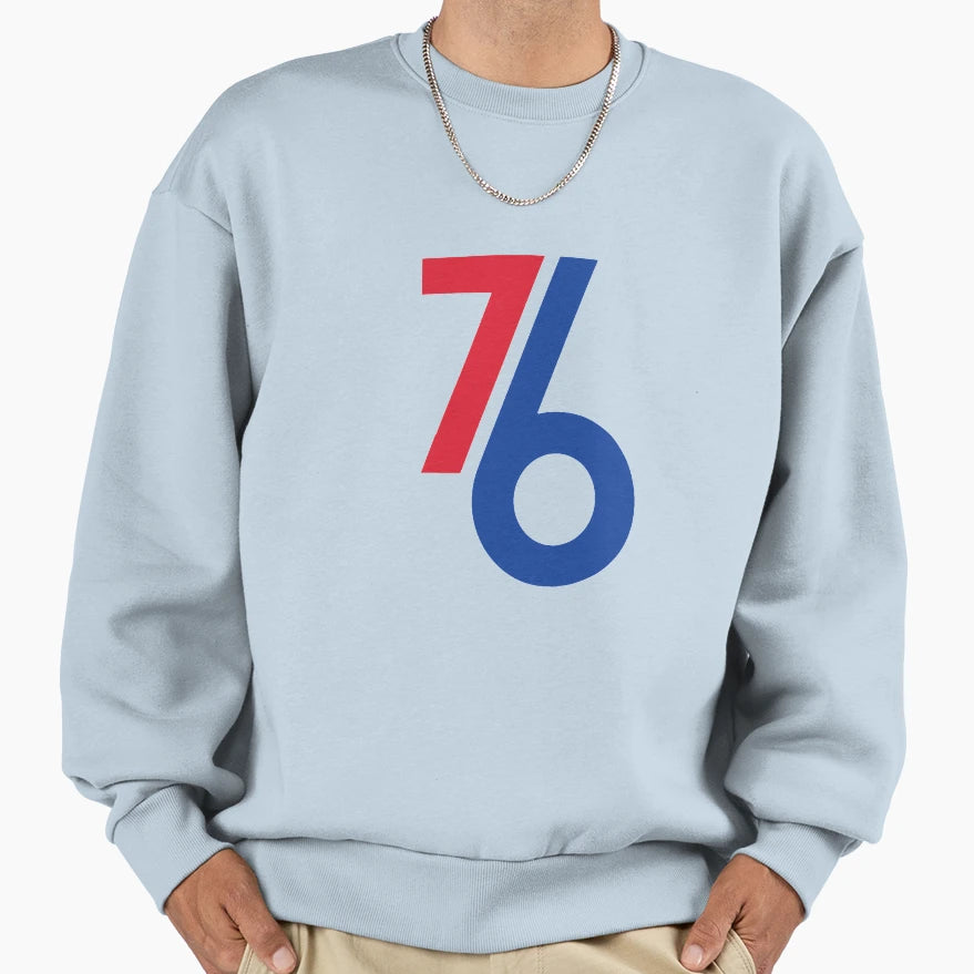 76 Logo Sweatshirt - Fun Novelty Design for Adults - T-Shirt, Sweatshirt, Hoodie