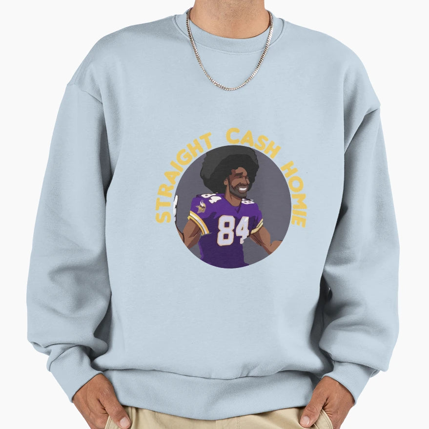 Randy Moss Straight Cash Homie Sweatshirt - Novelty Apparel for Adults - T-Shirt, Sweatshirt, Hoodie