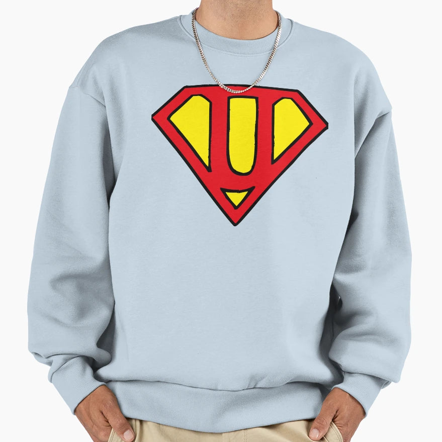 Super U Sweatshirt - Fun Novelty Design for Adults - T-Shirt, Sweatshirt, Hoodie