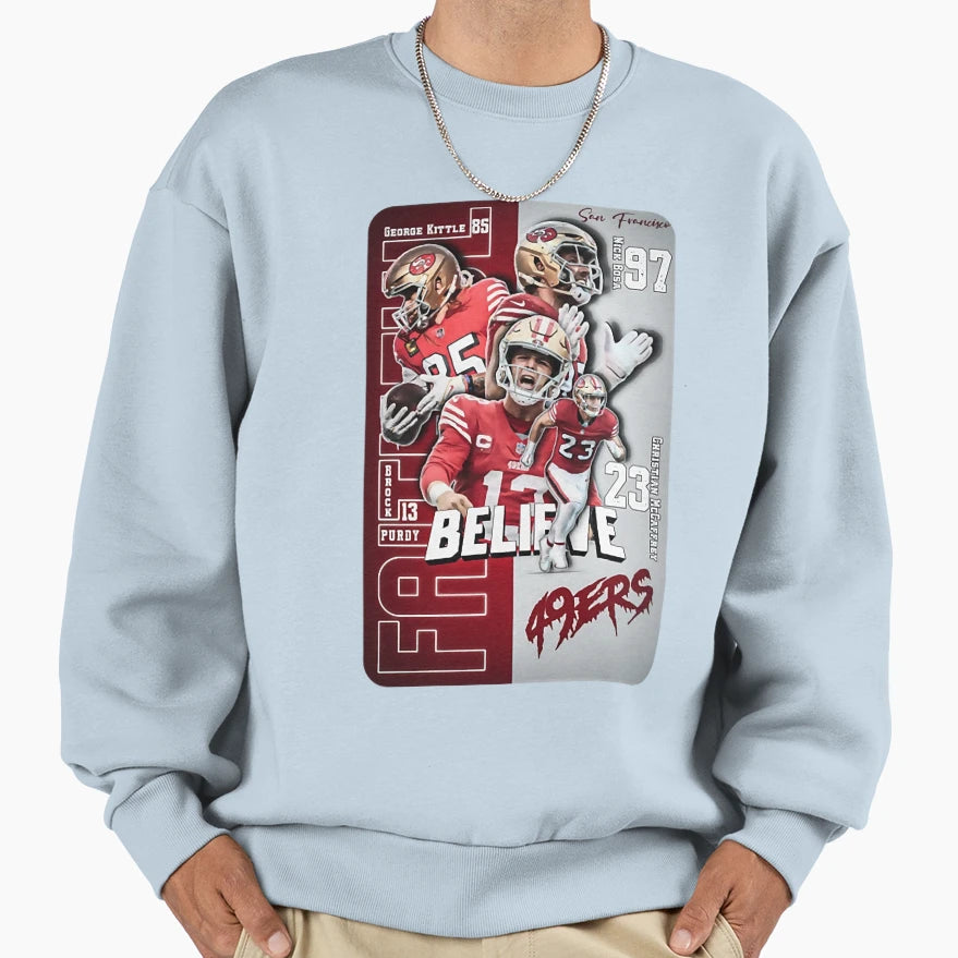 49Ers Football Sweatshirt - Casual Everyday Wear Men Women - T-Shirt, Sweatshirt, Hoodie
