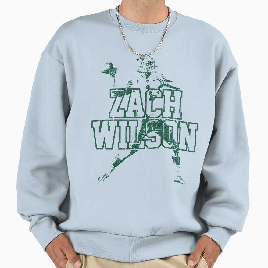 Football Zach Wilson Best Sweatshirt - Fun Novelty Design Men Women - T-Shirt, Sweatshirt, Hoodie