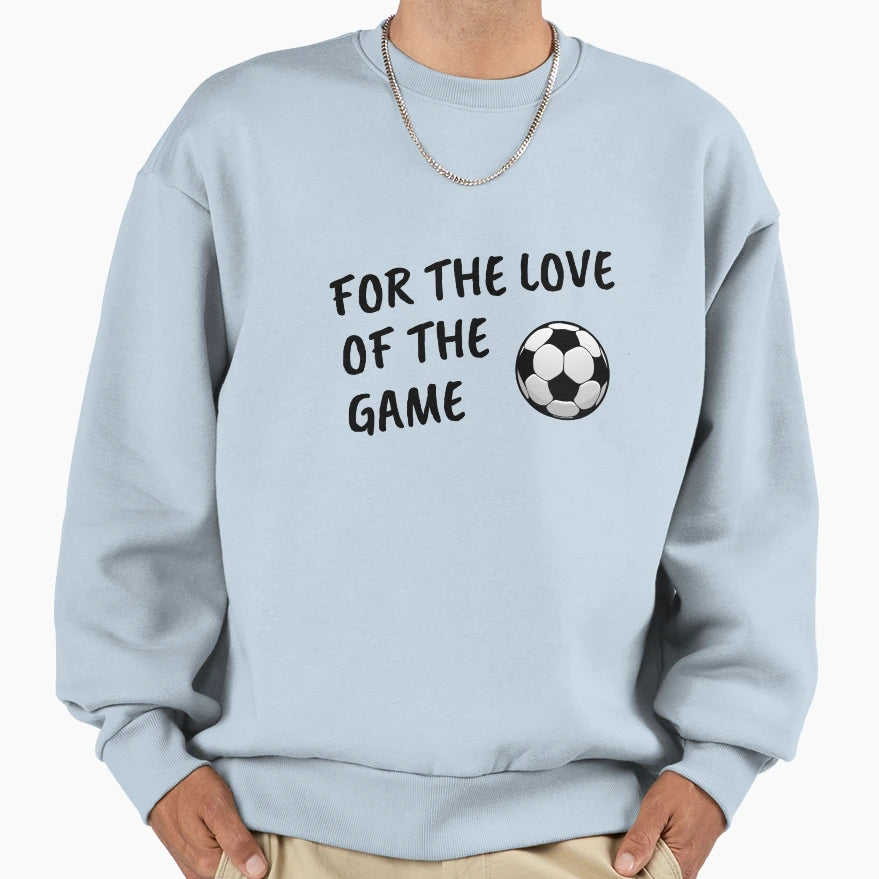 Football Love Game Sweatshirt - Minimalist Print for Adults - T-Shirt, Sweatshirt, Hoodie
