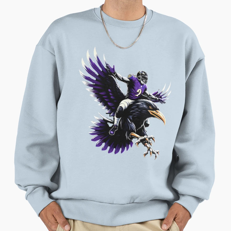 Art Baltimore Ravens Sweatshirt - Novelty Apparel Men Women - T-Shirt, Sweatshirt, Hoodie
