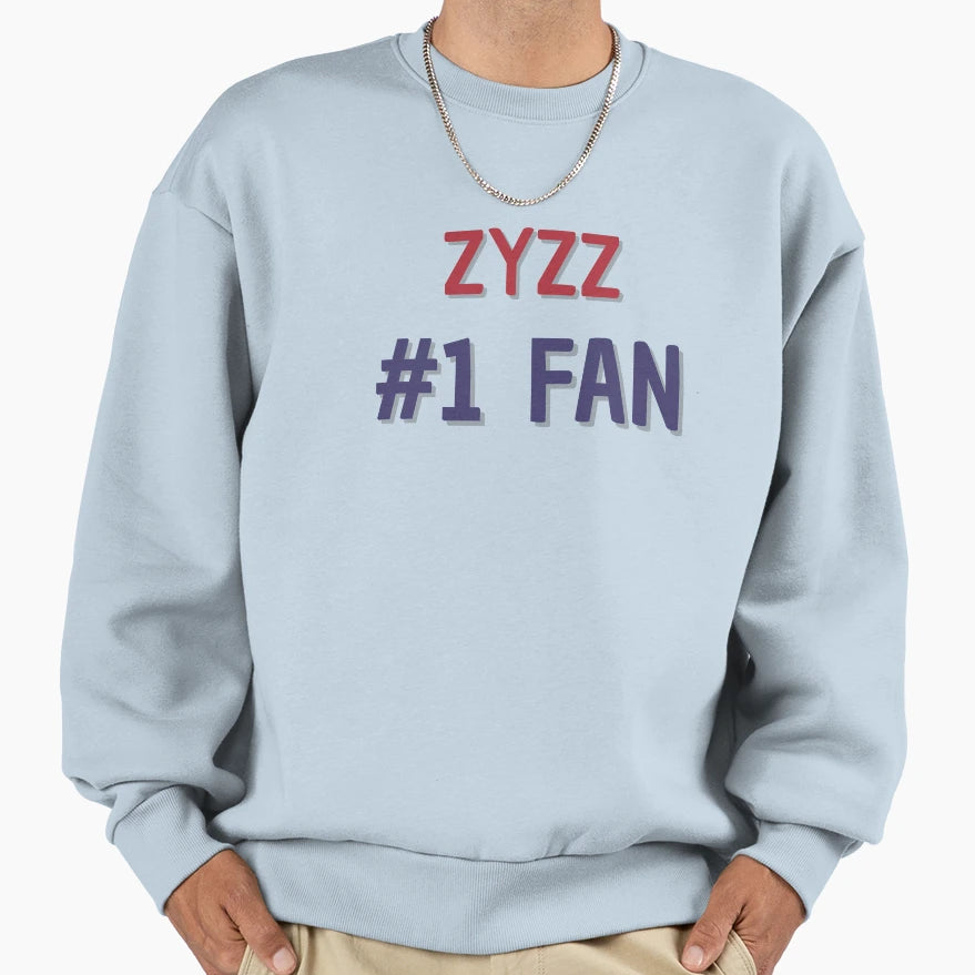 Zyzz 1 Fan Sweatshirt - Minimalist Print Men Women - T-Shirt, Sweatshirt, Hoodie