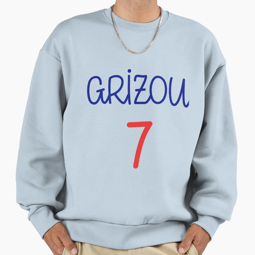 Grizou 7 Football Foot Sweatshirt - Unique Graphic Unisex - T-Shirt, Sweatshirt, Hoodie