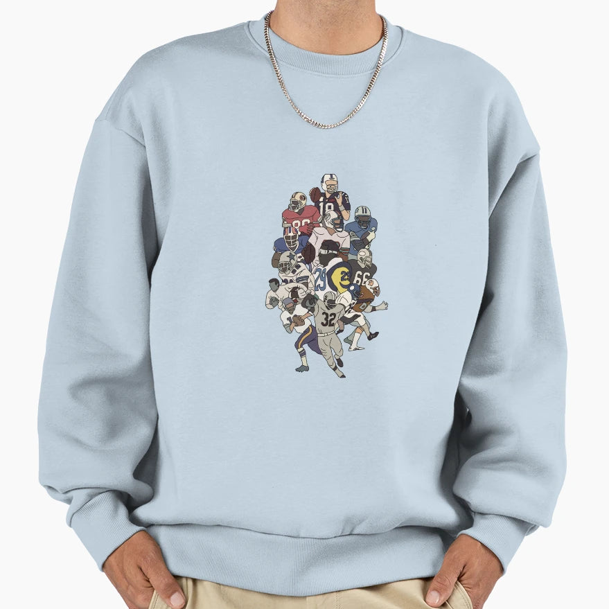 Nfl Football Players Sweatshirt - Unique Graphic Men Women - T-Shirt, Sweatshirt, Hoodie