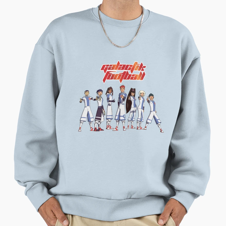 Galactic Football Sweatshirt - Minimalist Print Unisex - T-Shirt, Sweatshirt, Hoodie