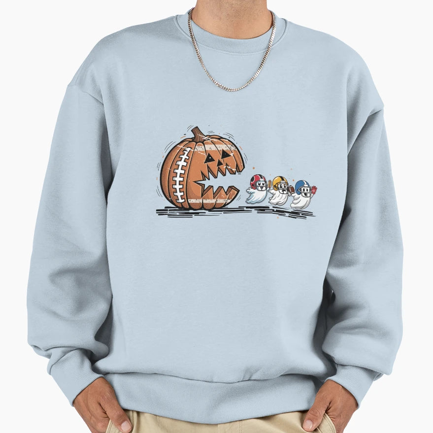 Pumpkin Touchdown Chase Sweatshirt - Custom Art Print for Adults - T-Shirt, Sweatshirt, Hoodie