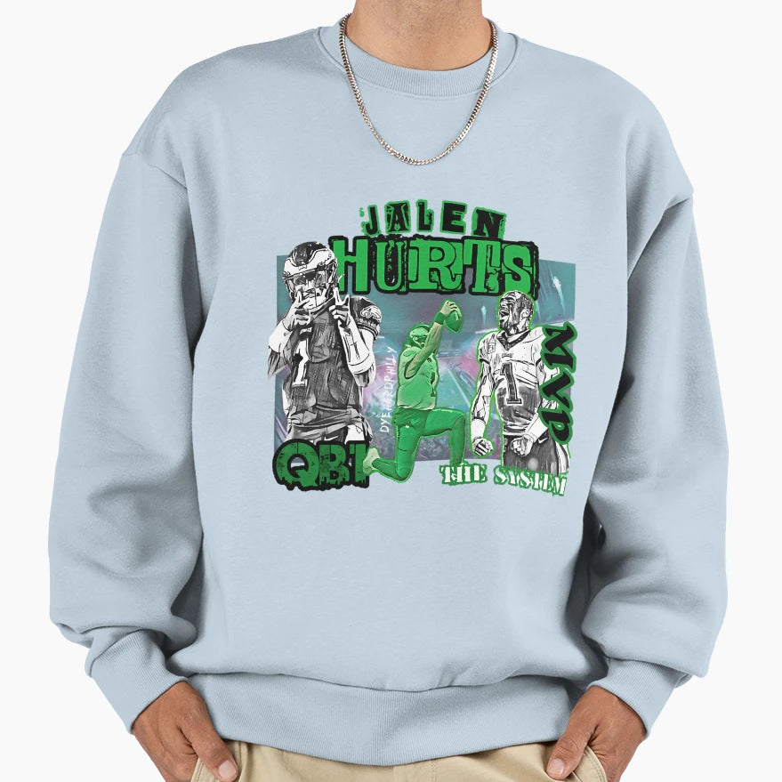 Quarterback Sports Player Sweatshirt - Novelty Apparel Men Women - T-Shirt, Sweatshirt, Hoodie