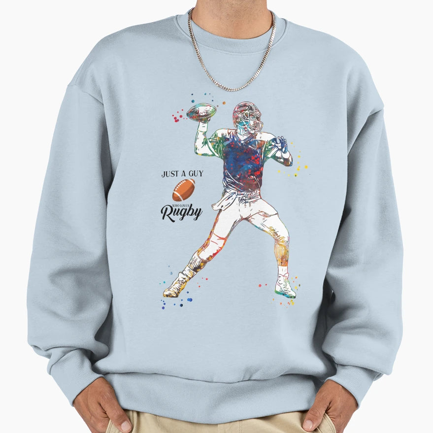 American Football Player Sweatshirt - Casual Everyday Wear for Adults - T-Shirt, Sweatshirt, Hoodie