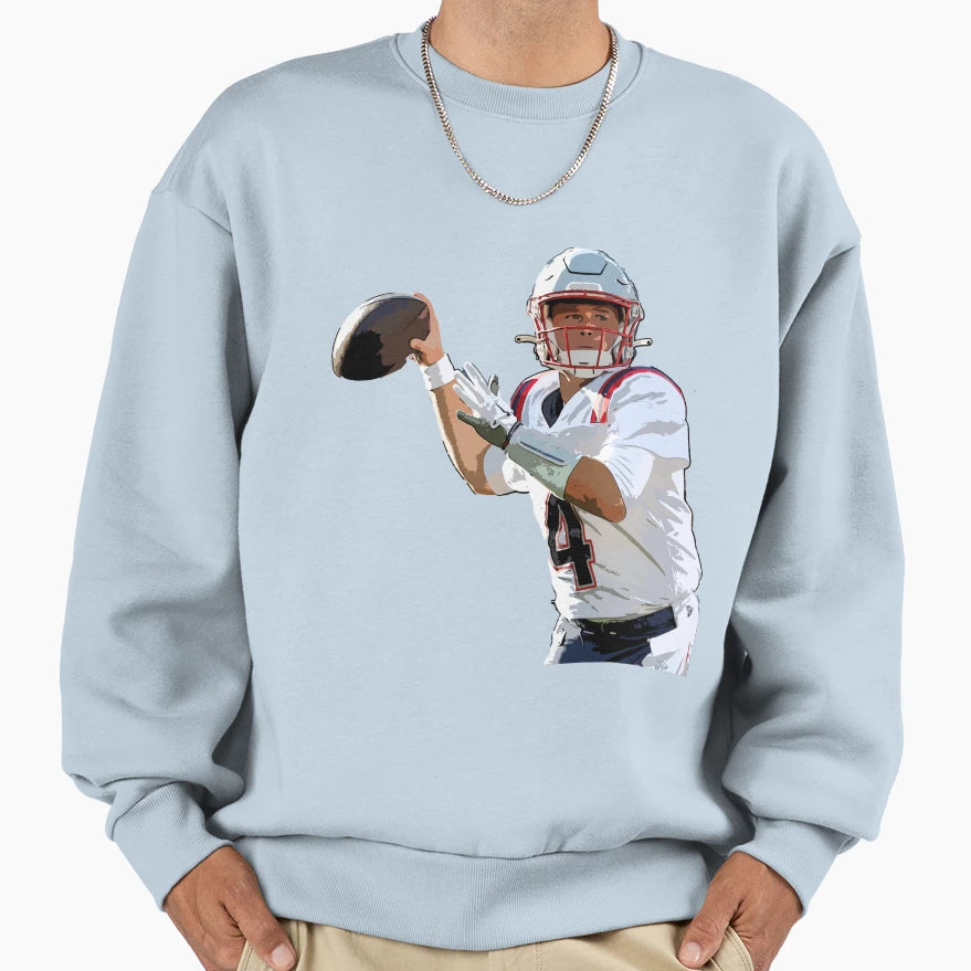 Bailey Zappe Sweatshirt - Casual Everyday Wear Unisex - T-Shirt, Sweatshirt, Hoodie