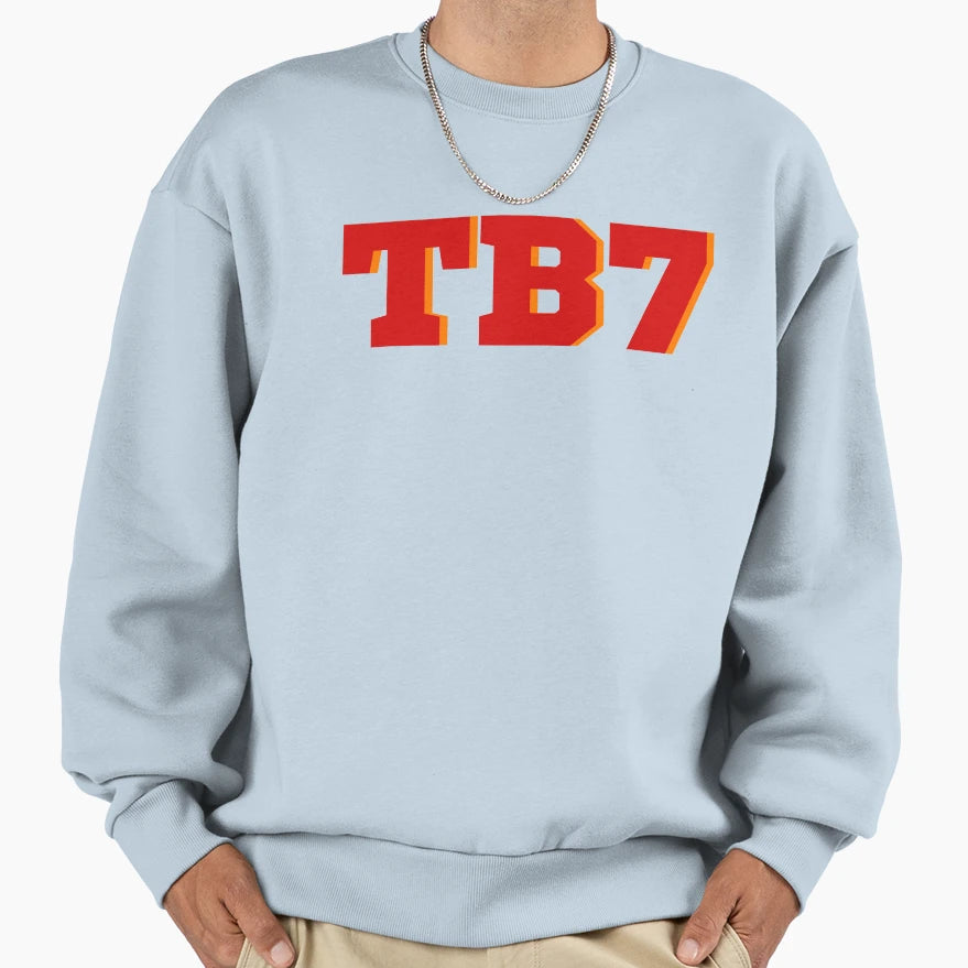 Tb Seven Tb7 Tampa Bay Football Sweatshirt - Minimalist Print for Adults - T-Shirt, Sweatshirt, Hoodie