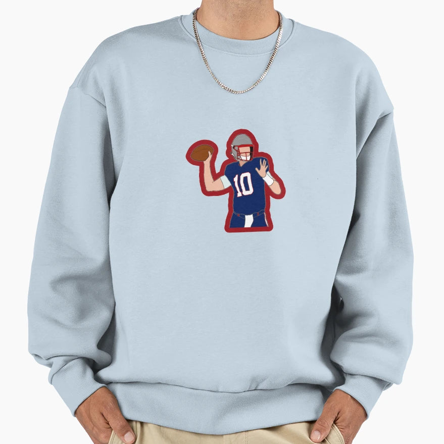 Mac Jones Patriots Sweatshirt - Fun Novelty Design Men Women - T-Shirt, Sweatshirt, Hoodie