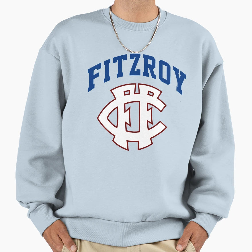 Aussie Rules Fitzroy Sweatshirt - Custom Art Print Unisex - T-Shirt, Sweatshirt, Hoodie