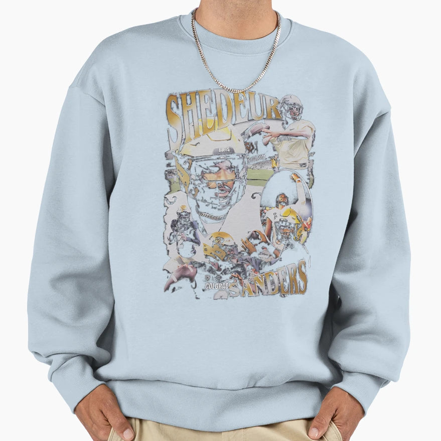 Shedeur Sanders Sweatshirt - Casual Everyday Wear Unisex - T-Shirt, Sweatshirt, Hoodie