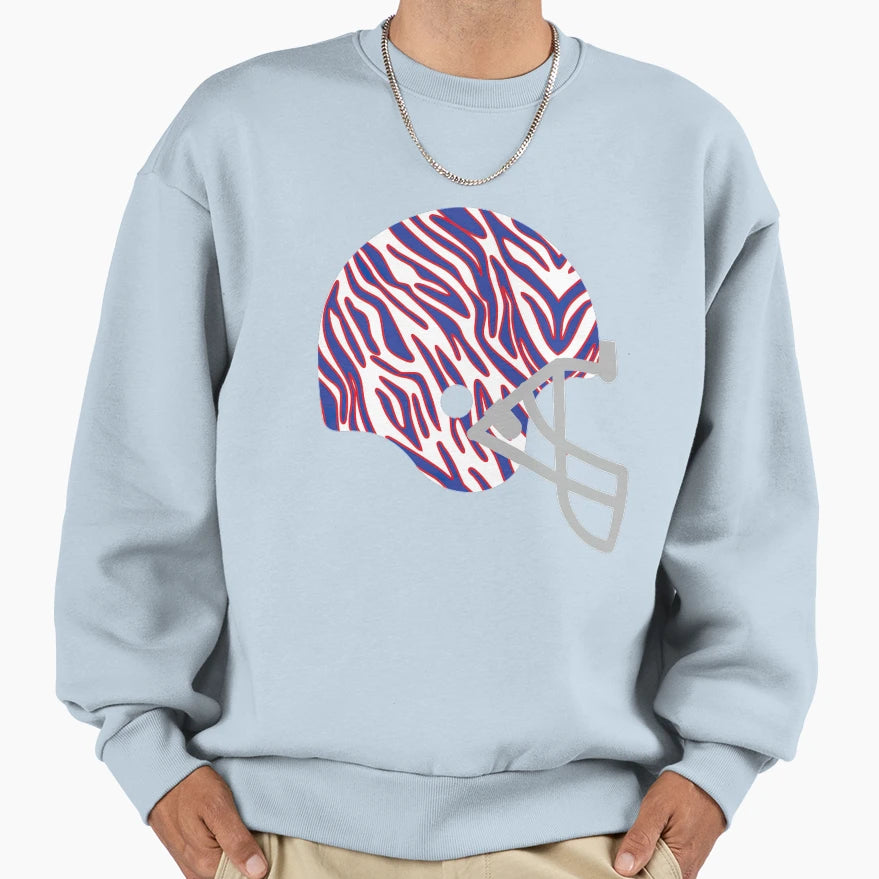 Buffalo Football Helmet 90S Sweatshirt - Unique Graphic for Adults - T-Shirt, Sweatshirt, Hoodie