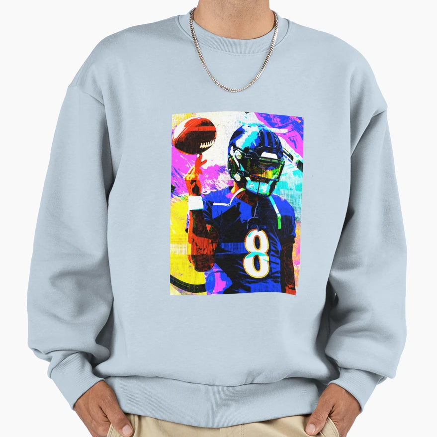 Handdrawn Lamar Sweatshirt - Trendy Graphic Men Women - T-Shirt, Sweatshirt, Hoodie