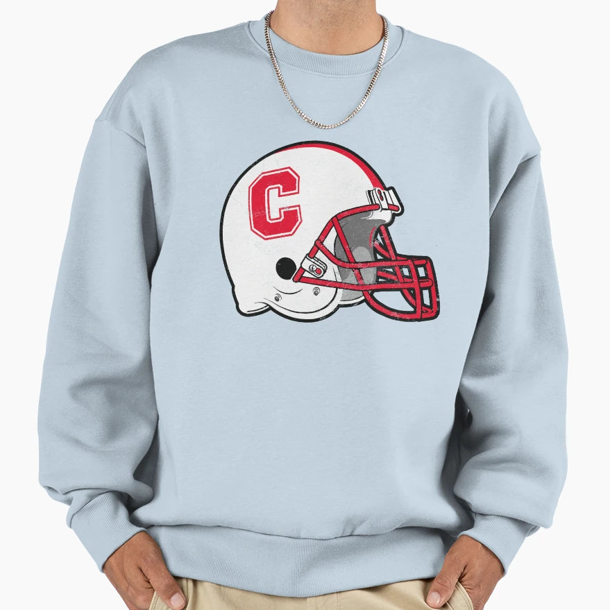 Cortland Football Helmet Sweatshirt - Fun Novelty Design Men Women - T-Shirt, Sweatshirt, Hoodie