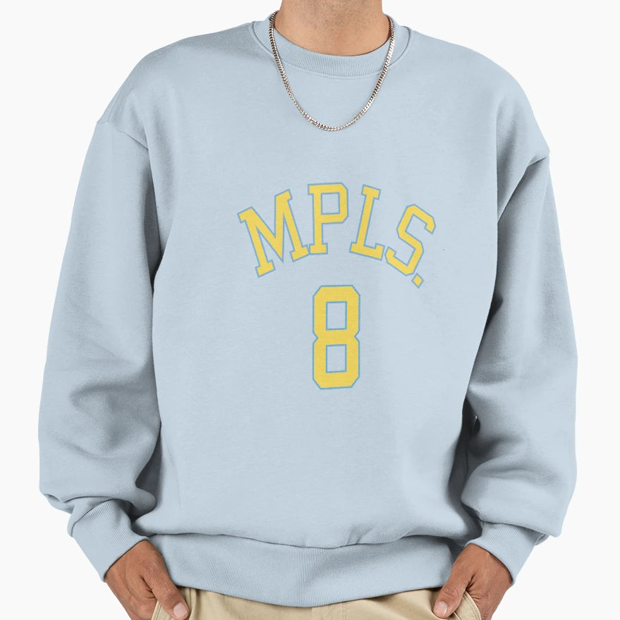 Mpls Lakers Sweatshirt - Minimalist Print Men Women - T-Shirt, Sweatshirt, Hoodie