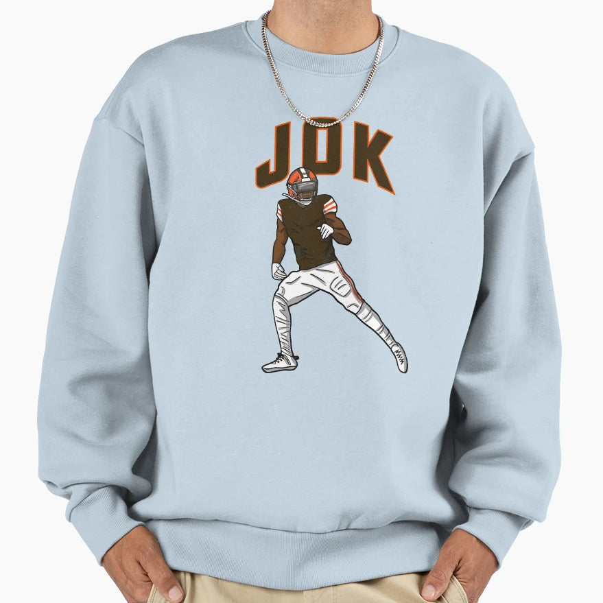 Jok Football Sweatshirt - Trendy Graphic Unisex - T-Shirt, Sweatshirt, Hoodie