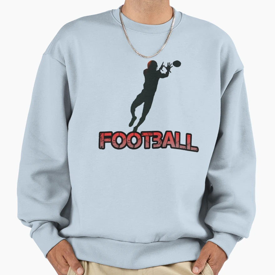 Football Sweatshirt - Aesthetic Graphic Unisex - T-Shirt, Sweatshirt, Hoodie