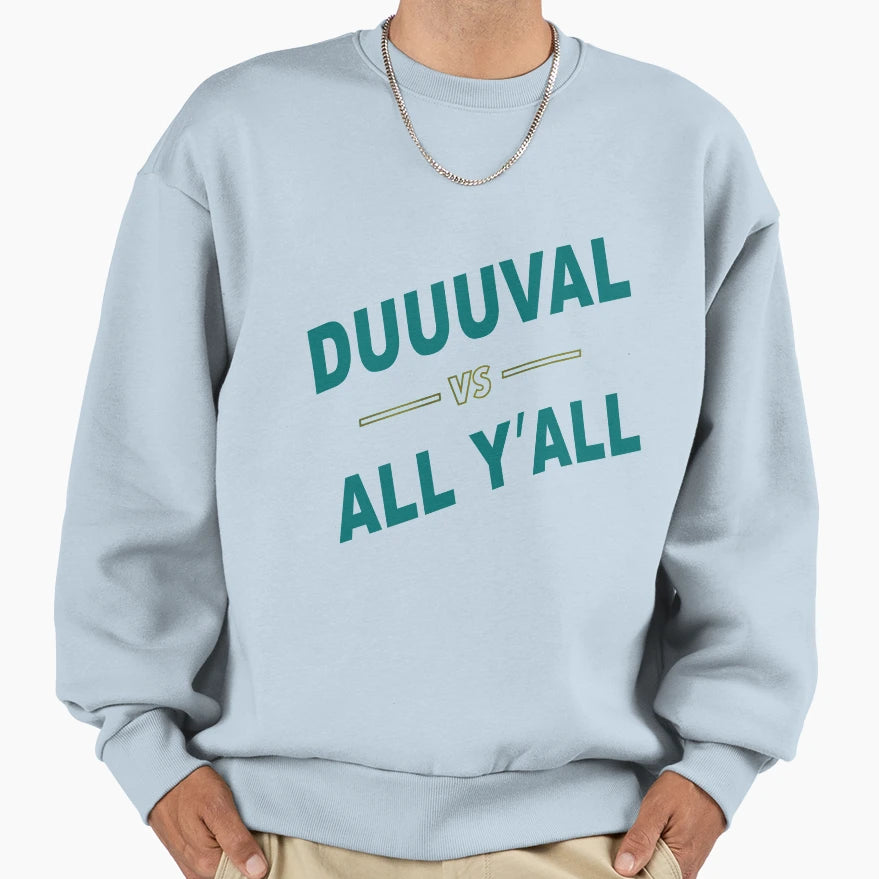 Duuuval Jacksonville Florida Pride Sweatshirt - Trendy Graphic for Adults - T-Shirt, Sweatshirt, Hoodie