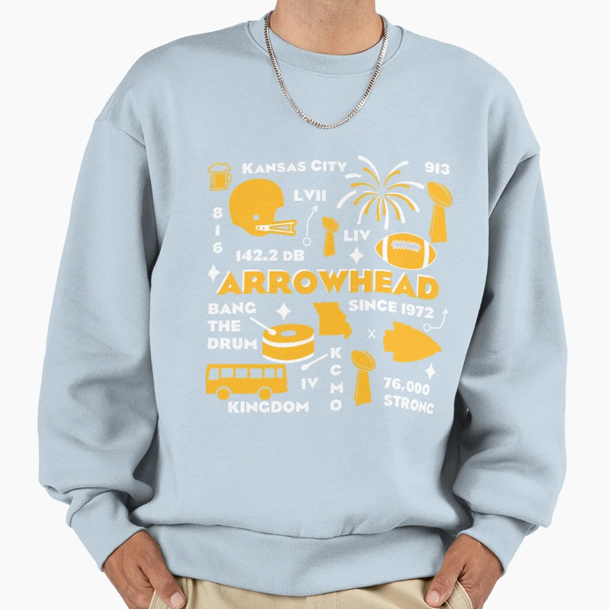 Art Kansas City Chiefs Sweatshirt - Unique Graphic Men Women - T-Shirt, Sweatshirt, Hoodie