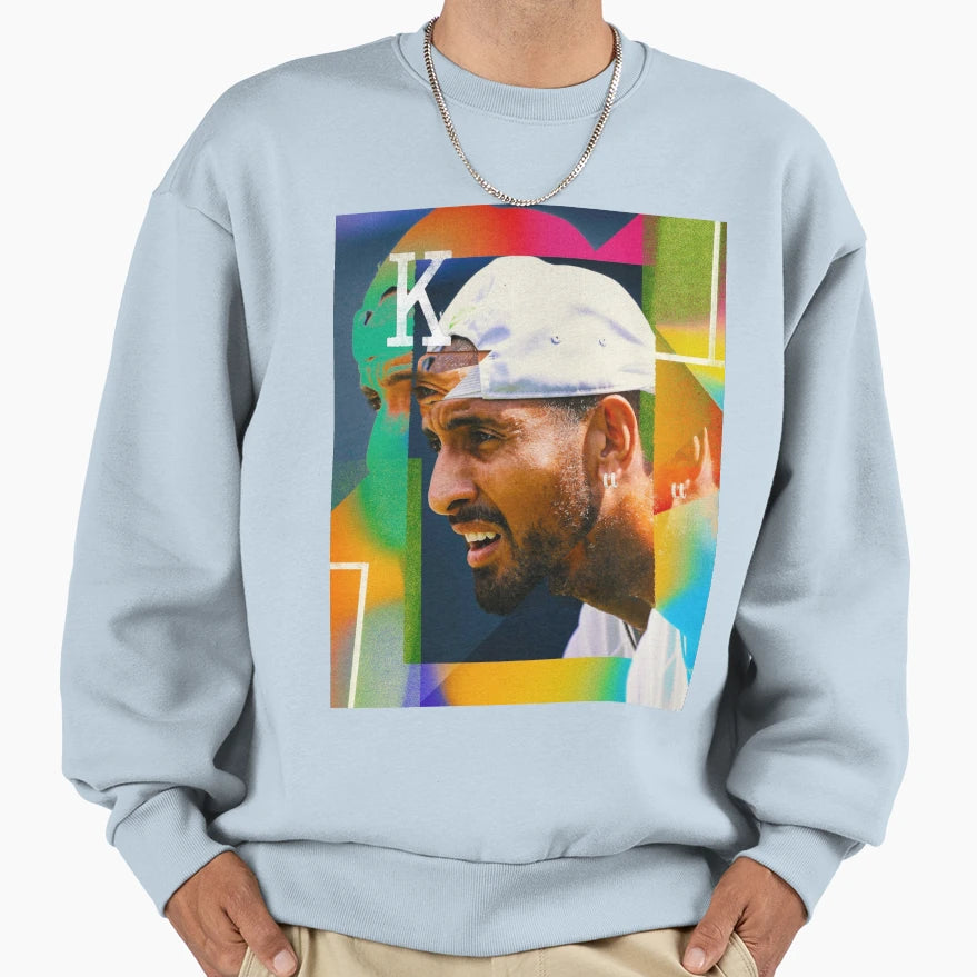 Nick Kyrgios Sweatshirt - Trendy Graphic Unisex - T-Shirt, Sweatshirt, Hoodie