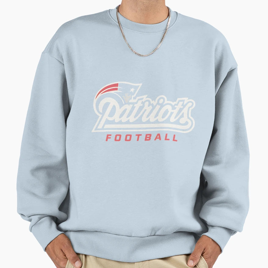 Football Fanatic Patriotic Spirit Sweatshirt - Custom Art Print for Adults - T-Shirt, Sweatshirt, Hoodie