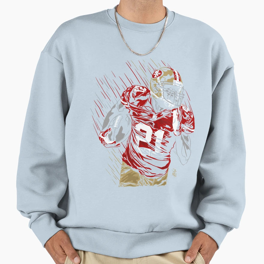 Player Number 21 Sweatshirt - Aesthetic Graphic Men Women - T-Shirt, Sweatshirt, Hoodie