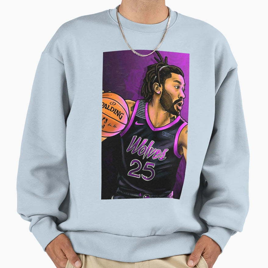 Wolves D Rose Sweatshirt - Streetwear Style Men Women - T-Shirt, Sweatshirt, Hoodie