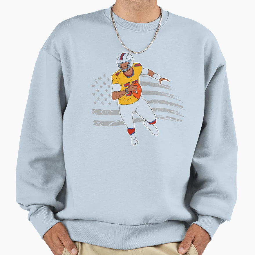 American Football Funny Sweatshirt - Fun Novelty Design Men Women - T-Shirt, Sweatshirt, Hoodie