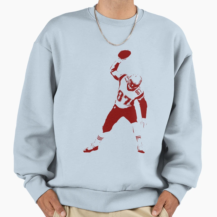 Football Gronk Spike Touchdown Sweatshirt - Casual Everyday Wear for Adults - T-Shirt, Sweatshirt, Hoodie