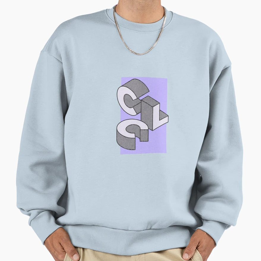 Clc Purple Line Sweatshirt - Streetwear Style for Adults - T-Shirt, Sweatshirt, Hoodie