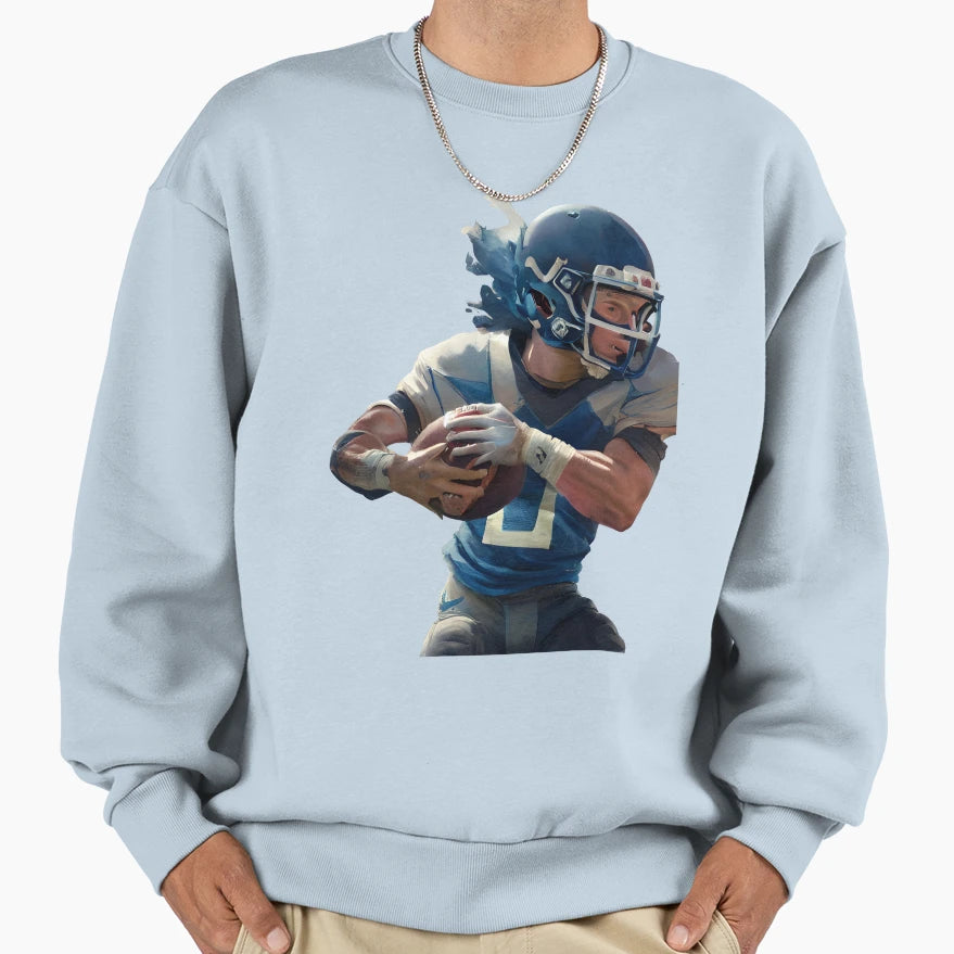 Digital Football Sweatshirt - Streetwear Style Men Women - T-Shirt, Sweatshirt, Hoodie