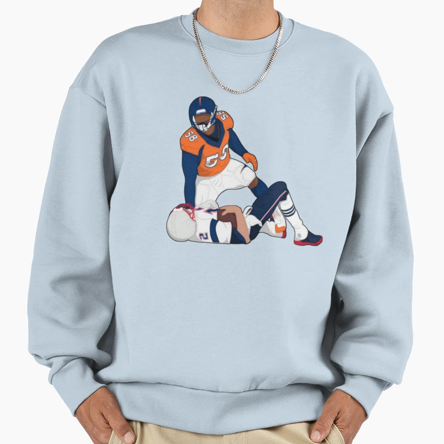 Broncos Sweatshirt - Aesthetic Graphic Men Women - T-Shirt, Sweatshirt, Hoodie