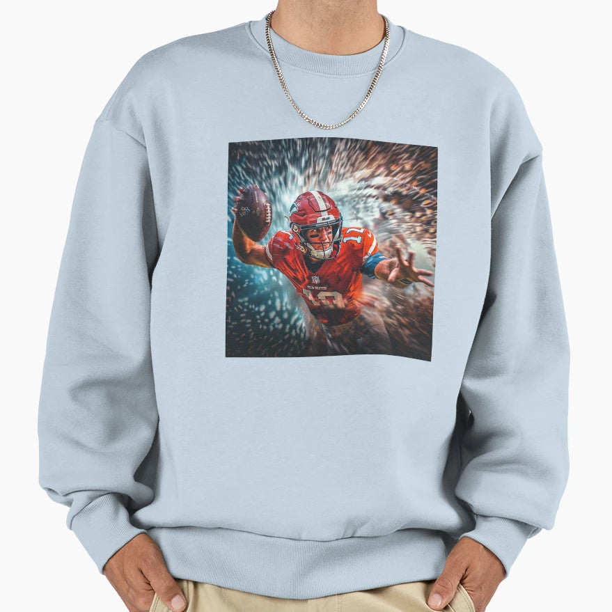Nfl Quarterback Sweatshirt - Streetwear Style Unisex - T-Shirt, Sweatshirt, Hoodie