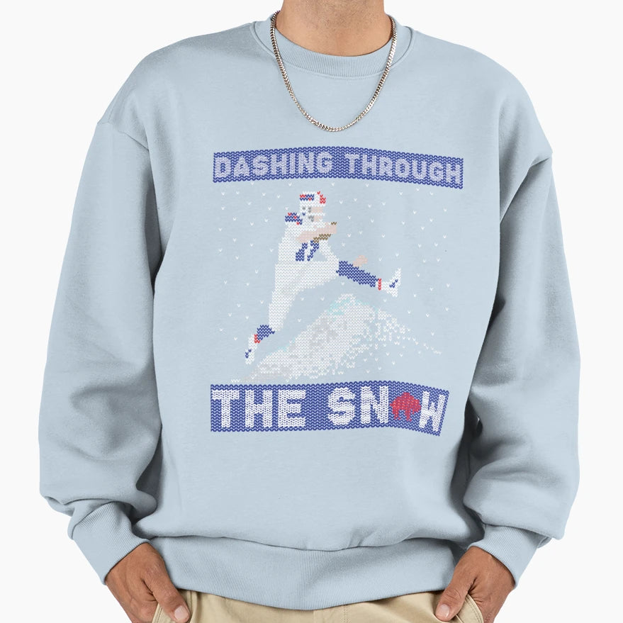 Dashing Through Snow Sweatshirt - Streetwear Style Unisex - T-Shirt, Sweatshirt, Hoodie