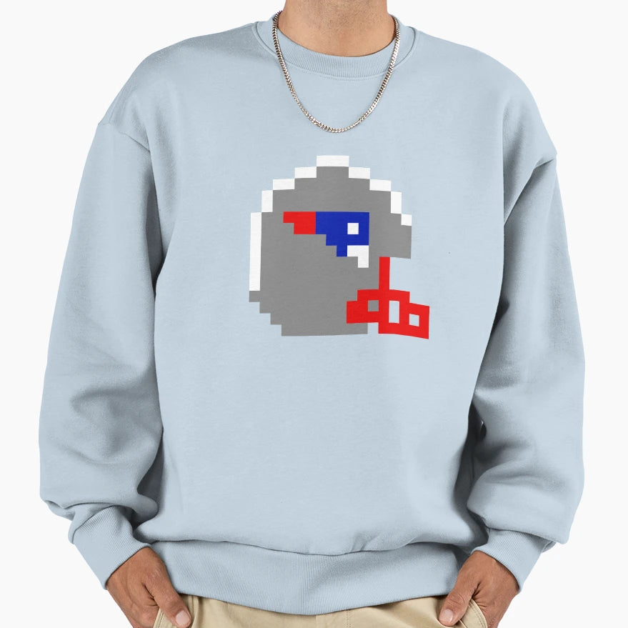 8 Bit New England Sweatshirt - Fun Novelty Design for Adults - T-Shirt, Sweatshirt, Hoodie