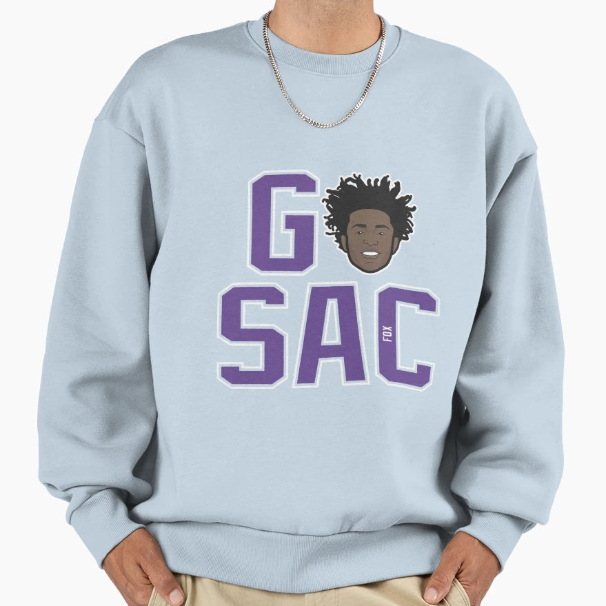 Deaaron Fox Go Sac Sweatshirt - Trendy Graphic Men Women - T-Shirt, Sweatshirt, Hoodie