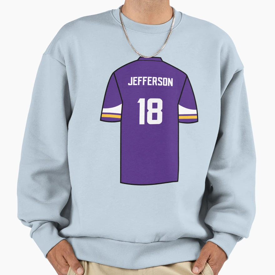 JJ Jersey Sweatshirt - Trendy Graphic Men Women - T-Shirt, Sweatshirt, Hoodie