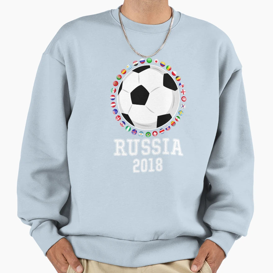 Russia Soccer 2018 World Football Cup All T-Shirt - Graphic Print Unisex - T-Shirt, Sweatshirt, Hoodie