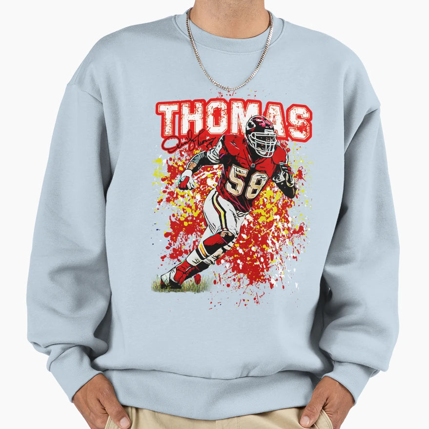 Derrick Thomas Sweatshirt - Graphic Print Unisex - T-Shirt, Sweatshirt, Hoodie