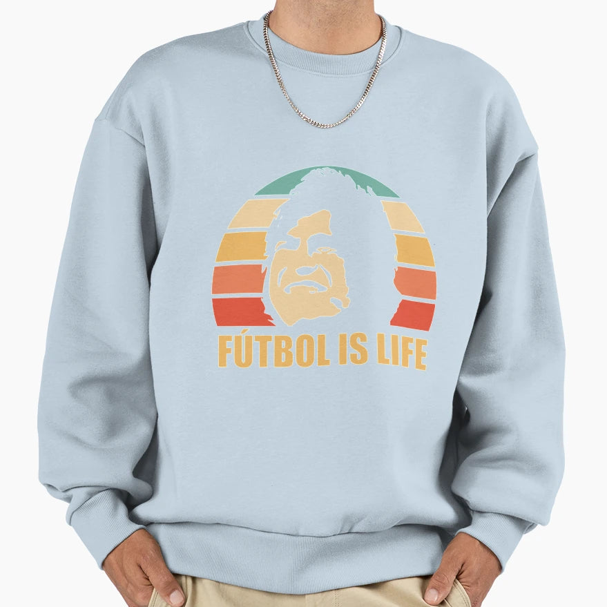 Futbol Is Life Gift And Sweatshirt - Minimalist Print Unisex - T-Shirt, Sweatshirt, Hoodie