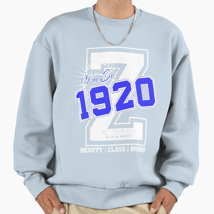 Im So 1920 Zeta Inspired Beauty And Sweatshirt - Unique Graphic for Adults - T-Shirt, Sweatshirt, Hoodie