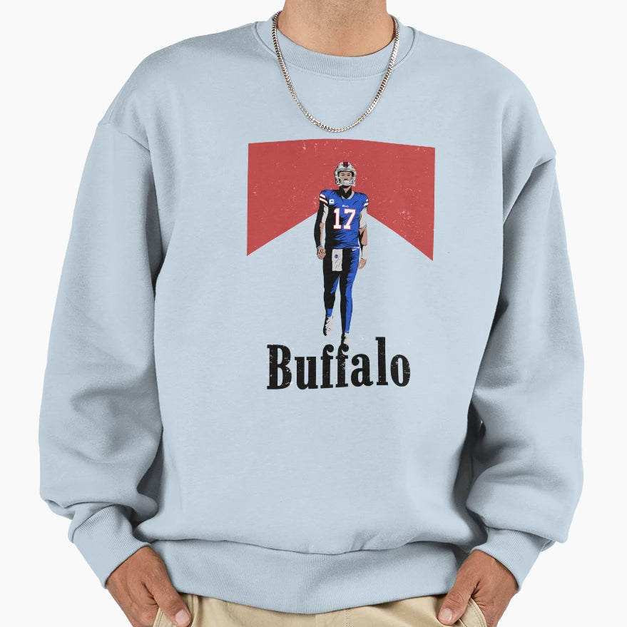 Buffalo Sweatshirt - Unique Graphic for Adults - T-Shirt, Sweatshirt, Hoodie