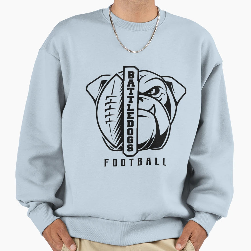 Battledogs Football Sport T-Shirt - Unique Graphic Unisex - T-Shirt, Sweatshirt, Hoodie