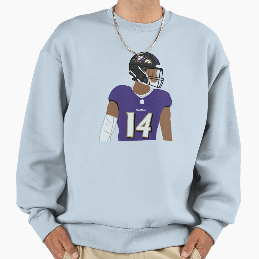 Kyle Hamilton Sweatshirt - Graphic Print Men Women - T-Shirt, Sweatshirt, Hoodie
